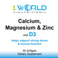 Calcium, Magnesium, Zinc, w. D3