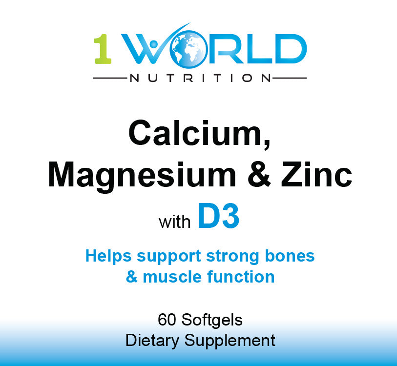 Calcium, Magnesium, Zinc, w. D3