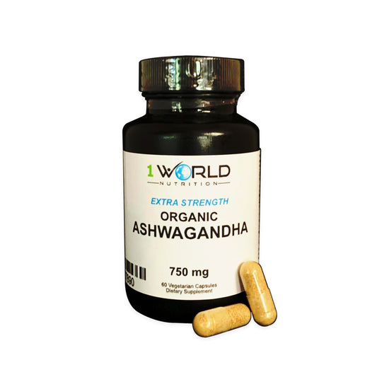 Organic Extra Strength Ashwagandha 750 mg