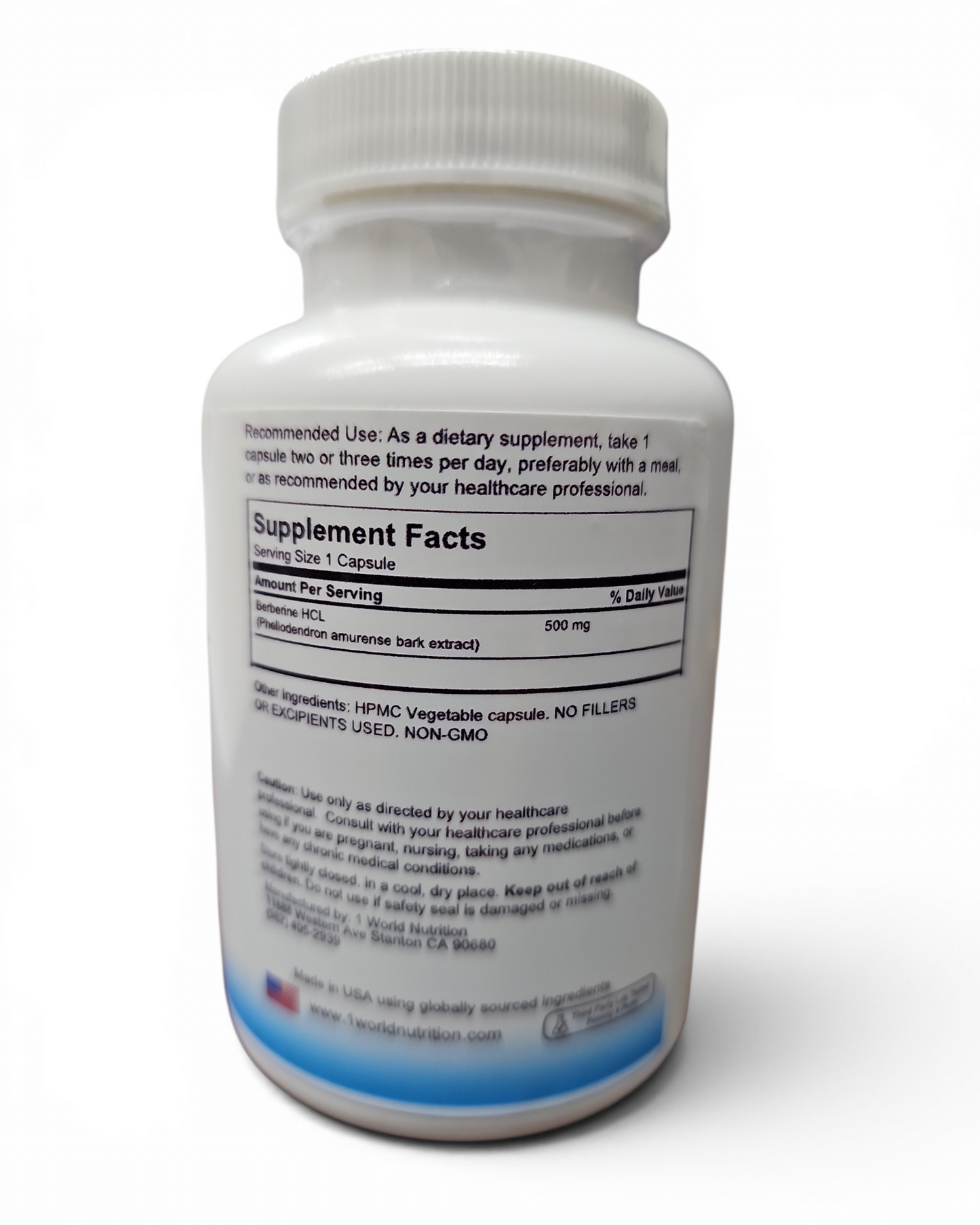 Berberine HCL 500mg