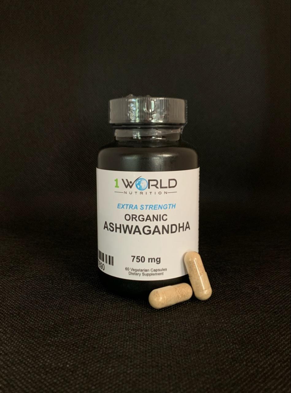 Organic Extra Strength Ashwagandha 750 mg