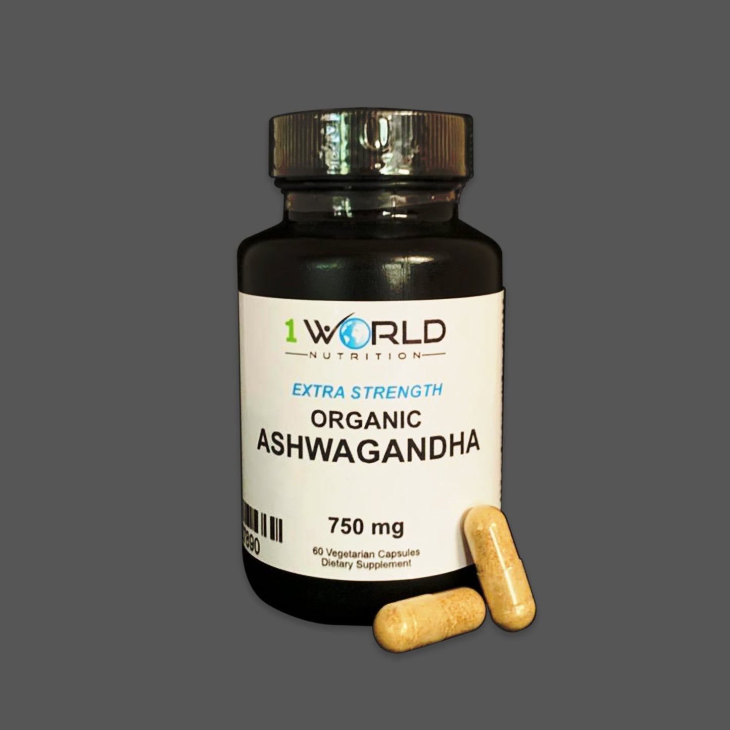 Organic Extra Strength Ashwagandha 750 mg